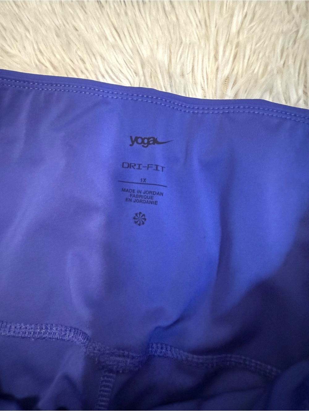 Womens Nike Yoga Move To Zero Pants Leggings Royal Blue - Picture 4 of 4